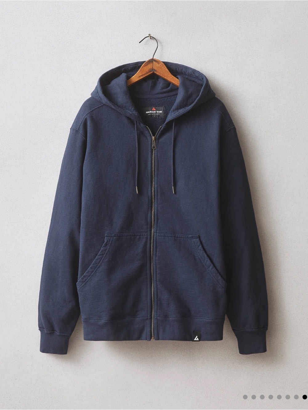 AMERICAN GIANT Men's Relaxed Classic Full Zip - size Small